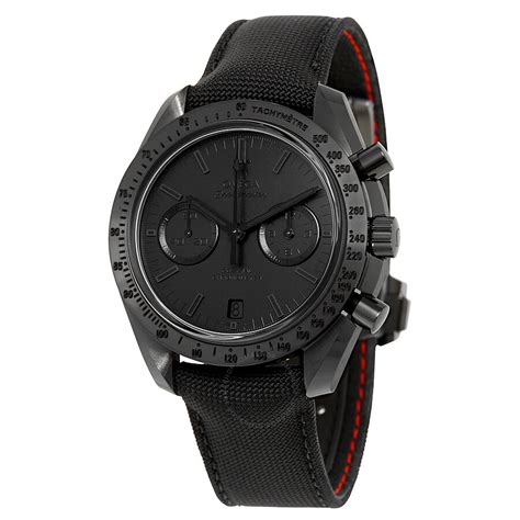 omega speedmaster dark side of the moon black black replica|omega moonwatch dark side.